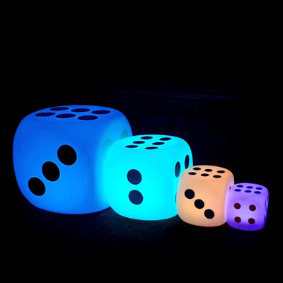 ไฟสว่างภายนอก LED Cube Light Dice Style 15cm 20cm 30cm IP65 กันน้ํา สําหรับงานกลางแจ้ง