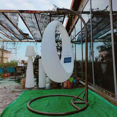 การตกแต่งงาน พลาสติกที่ส่องแสง LED Patio Swing Light เฟอร์นิเจอร์กลางแจ้ง
