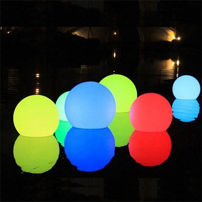 PE พลาสติก แสงบอล 16 สีเปลี่ยนรีโมทคอนโทรล