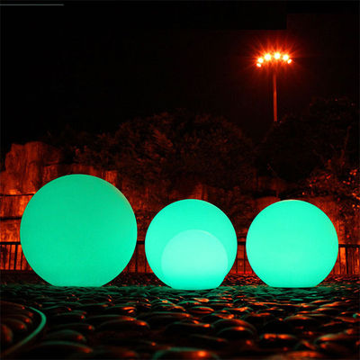 PE พลาสติก แสงบอล 16 สีเปลี่ยนรีโมทคอนโทรล