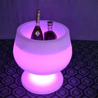 ไวน์ พลาสติก LED กล่องน้ําแข็ง แสงสว่าง สามารถชาร์จใหม่ได้ สําหรับกลางแจ้ง