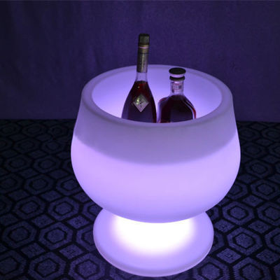 ไวน์ พลาสติก LED กล่องน้ําแข็ง แสงสว่าง สามารถชาร์จใหม่ได้ สําหรับกลางแจ้ง