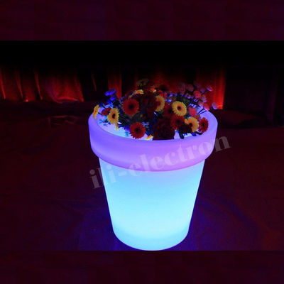 เครื่องปลูกแสง LED ที่ใช้ชาร์จใหม่ เครื่องปลูกแสงกลางแจ้งกลมเปลี่ยนสี