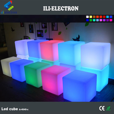 แสง LED Cube ที่สามารถชาร์จใหม่ได้ เพิ่มเติมที่สมบูรณ์แบบสําหรับปาร์ตี้และคลับ แหล่งแสง LED
