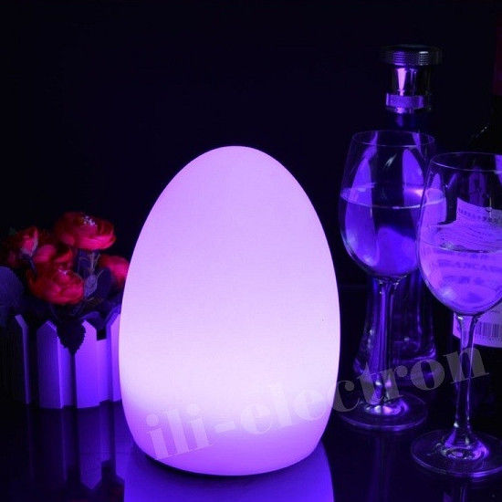 USB ชาร์จ LED ใหม่ แบตเตอรี่ลิตยูมติดตั้ง แบตเตอรี่ติดตั้ง ชาร์จใหม่ โคมไฟโต๊ะไข่ LED ห้องนอน