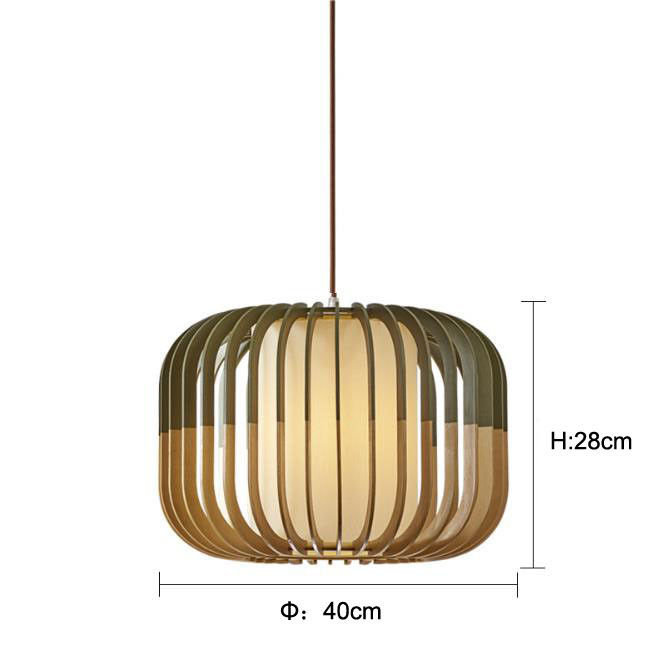 Nodic Rattan Pendant Light Chandelier Switch Control สําหรับตกแต่งบ้าน