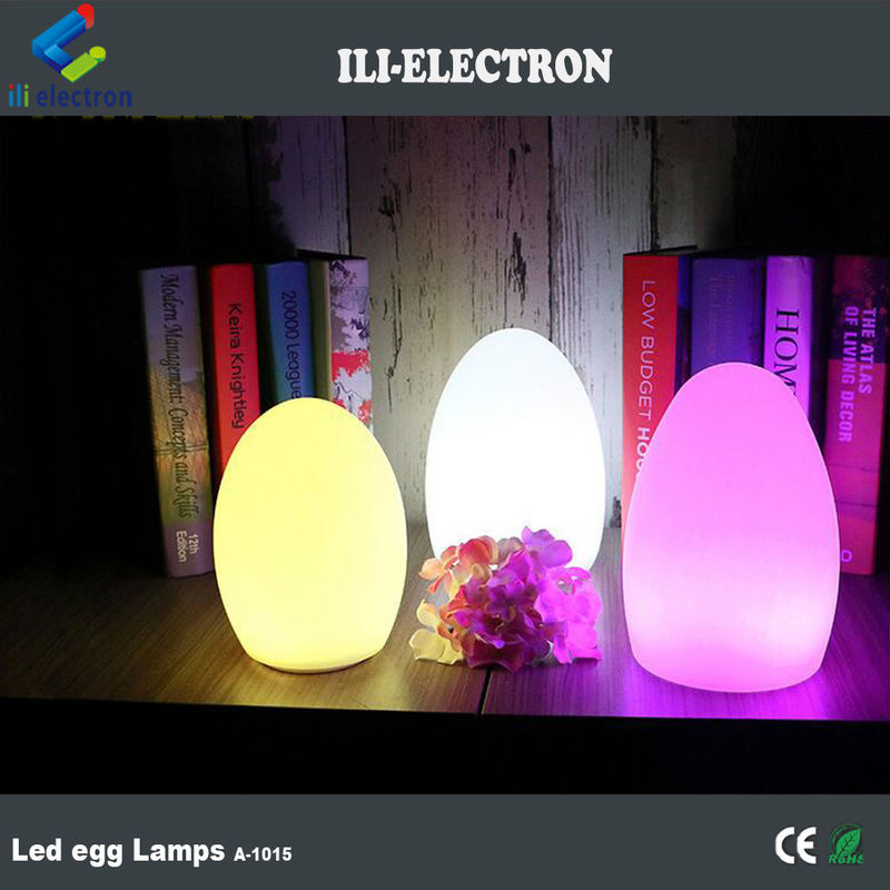 ไฟ LED รูปไข่ขนาดเล็กที่สว่าง 16 สีเปลี่ยนด้วยรีโมทคอนโทรล