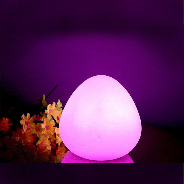 หลอดไฟ LED สีสันทรงไข่แสงกลางคืน