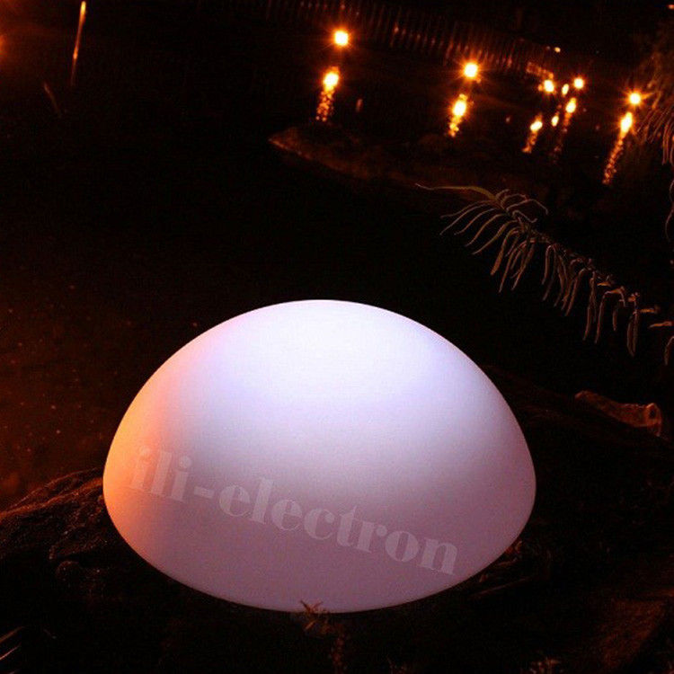 แสงประดับ LED สีพลาสติกแบบครึ่งวงกลม กันน้ํา