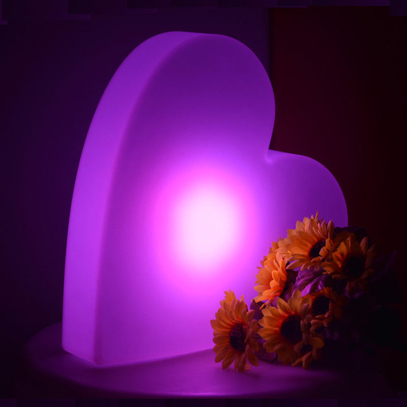 พลาสติกสระว่ายน้ํา ไฟสว่าง LED ไฟหัวใจ สีเปลี่ยน สามารถชาร์จใหม่