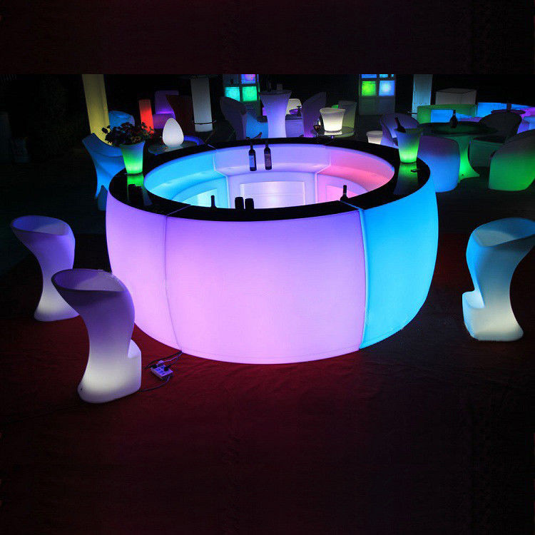 ใบรับรอง CE / ROHS เปลี่ยนสี พลาสติก แสงสว่าง สายกลม LED พกพา