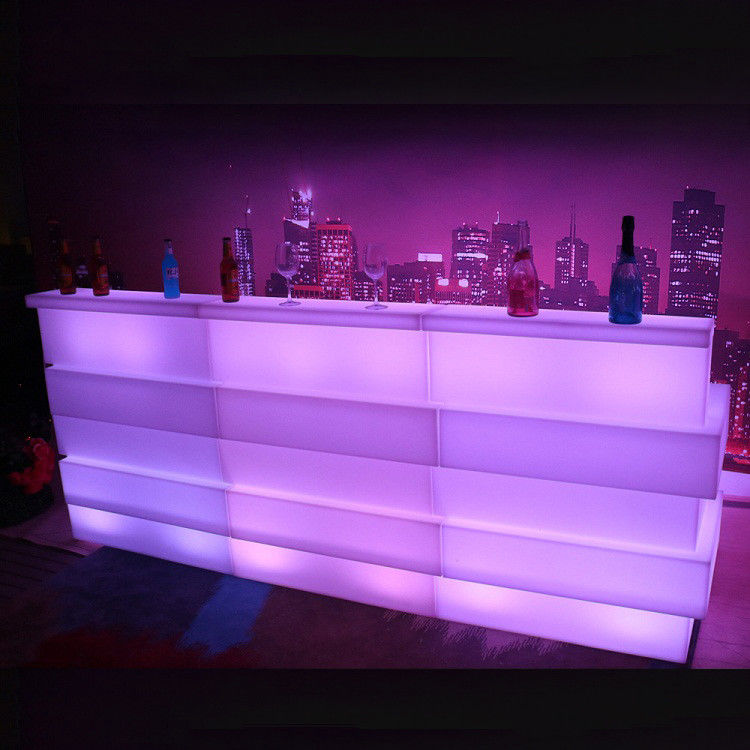 พลาสติก LED โมบายบาร์โต๊ะ 16 สี เปลี่ยนกันน้ํา