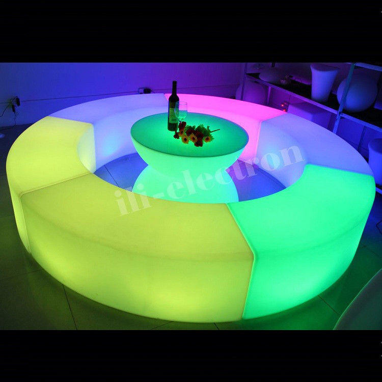 สีเปลี่ยน LED เฟอร์นิเจอร์สว่าง, โต๊ะนั่งเล่น LED ชาร์จใหม่ OEM