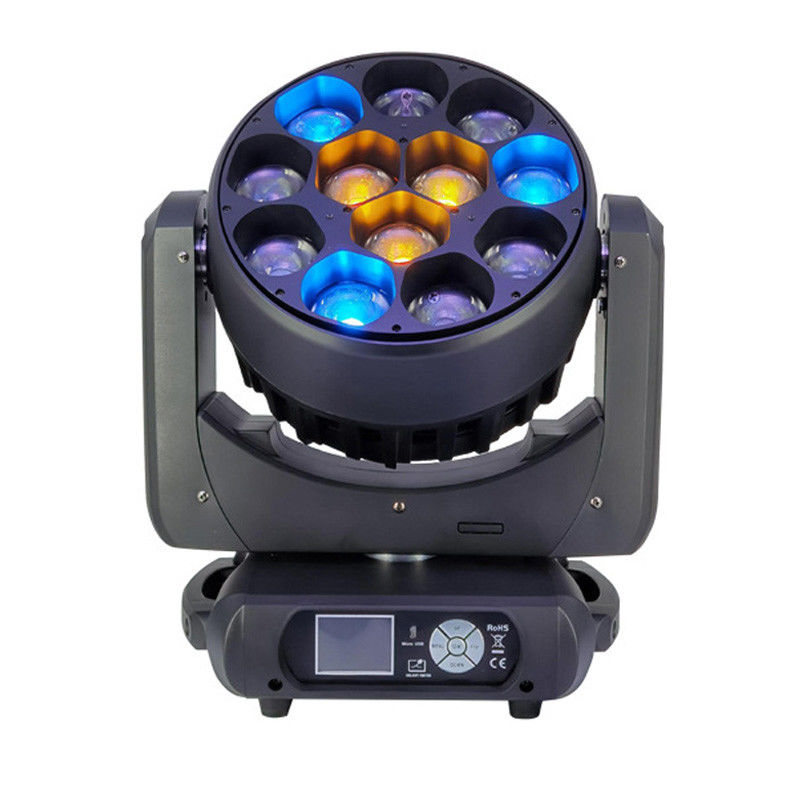 12 Bee Eye Moving Head ไฟเวที LED สําหรับ Bar Shaking สี IP20 กันน้ํา